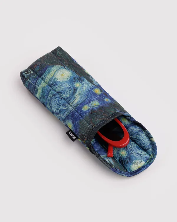 Puffy Glasses Sleeve - The Starry Night Vincent Van Gogh - Material: ripstop-nylon