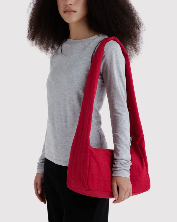 Nylon Meringue Bag - Cherry - Size: OS