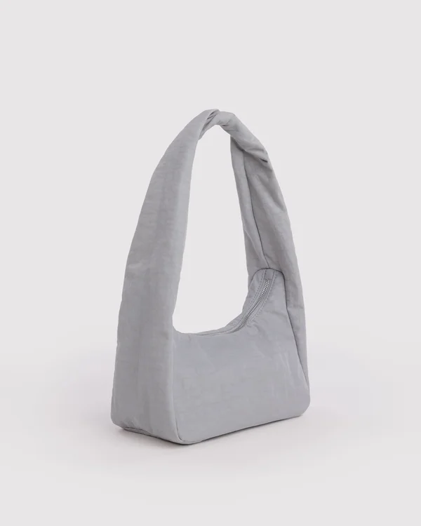 Small Nylon Meringue Bag - Fog