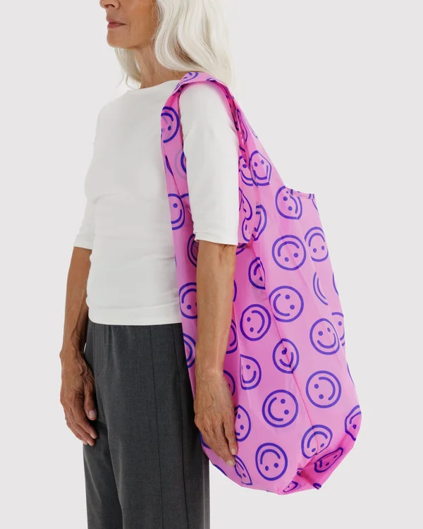 Big Baggu - Pop Pink Happy - Material: ripstop-nylon