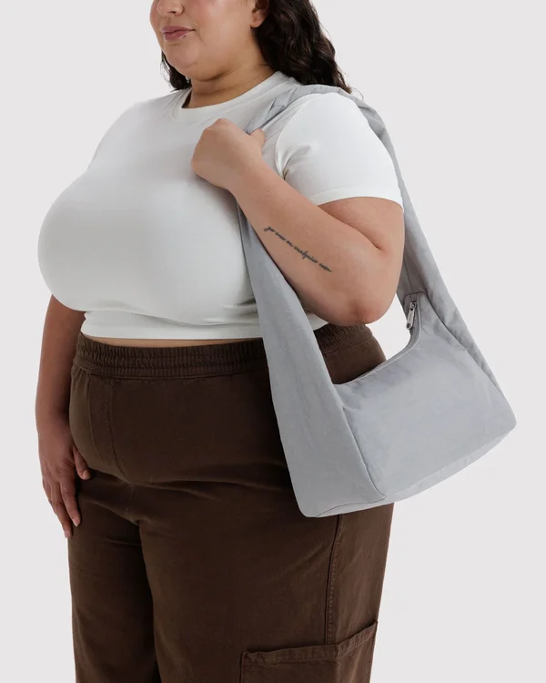 Nylon Meringue Bag - Fog - Material: heavyweight-nylon