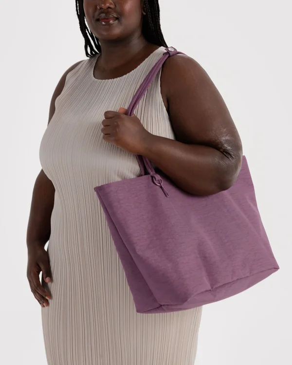 Large Nylon Reversible Tote - Wild Plum Mix