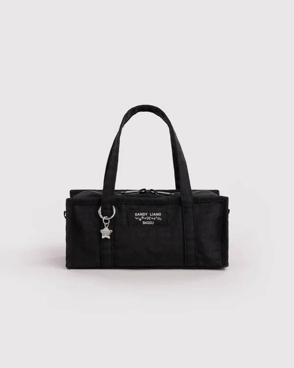 Mini Nylon Market Bag - Black